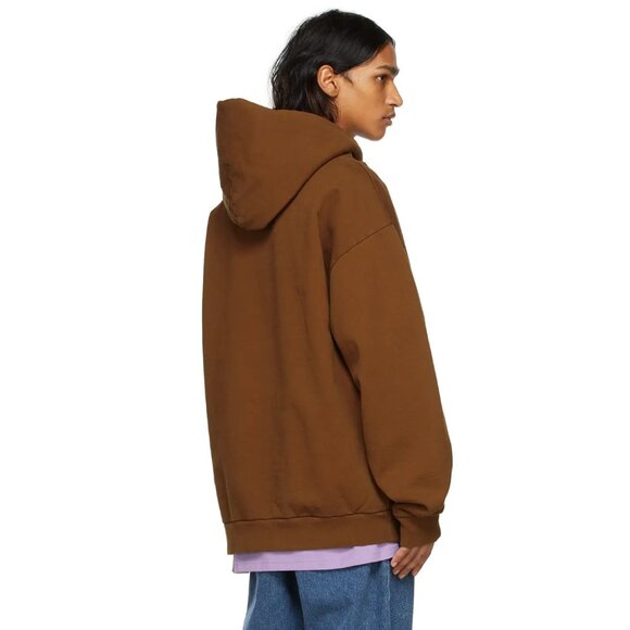 Like New Drew House Cartoon Font Brown Hoodie Sweatshirt,  Medium - Picture 2 of 7